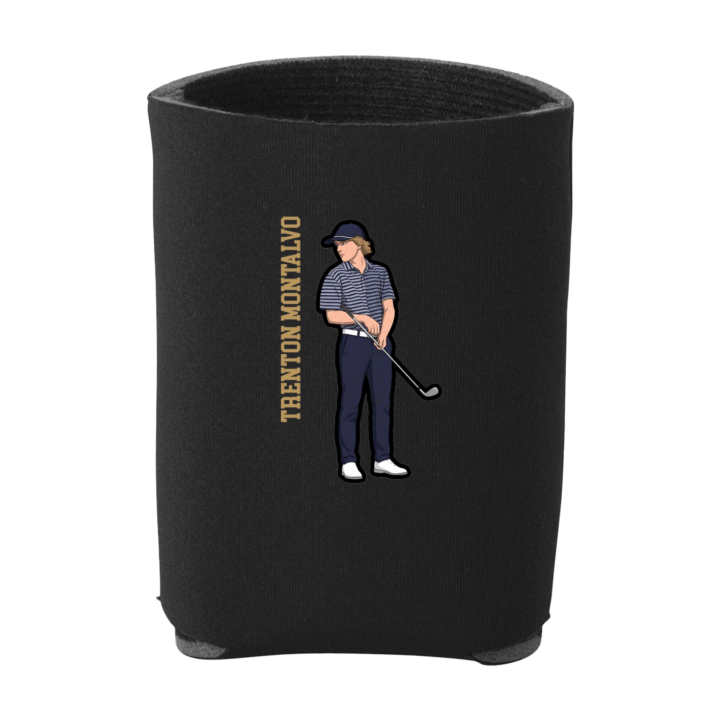 Can Holder — Name Vertical in Black