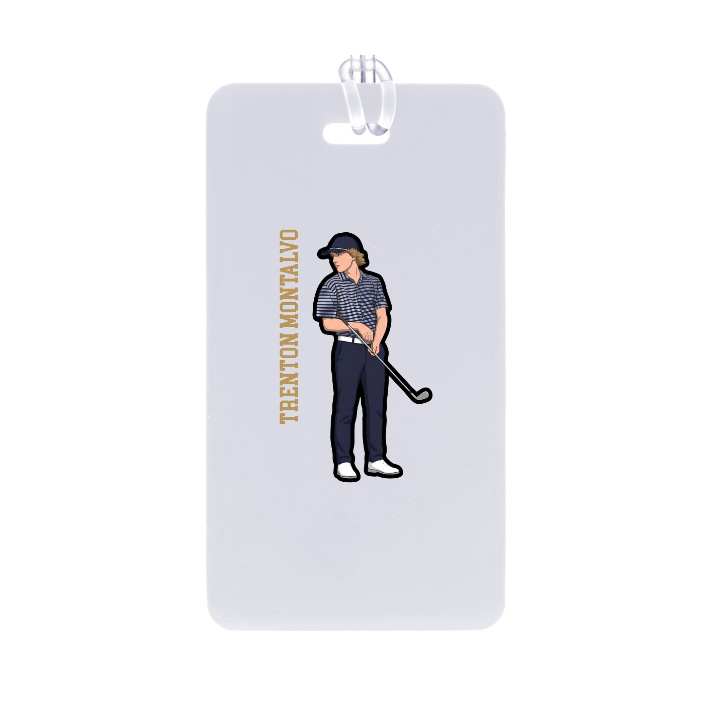 Bag Tag — Name Vertical in Classic