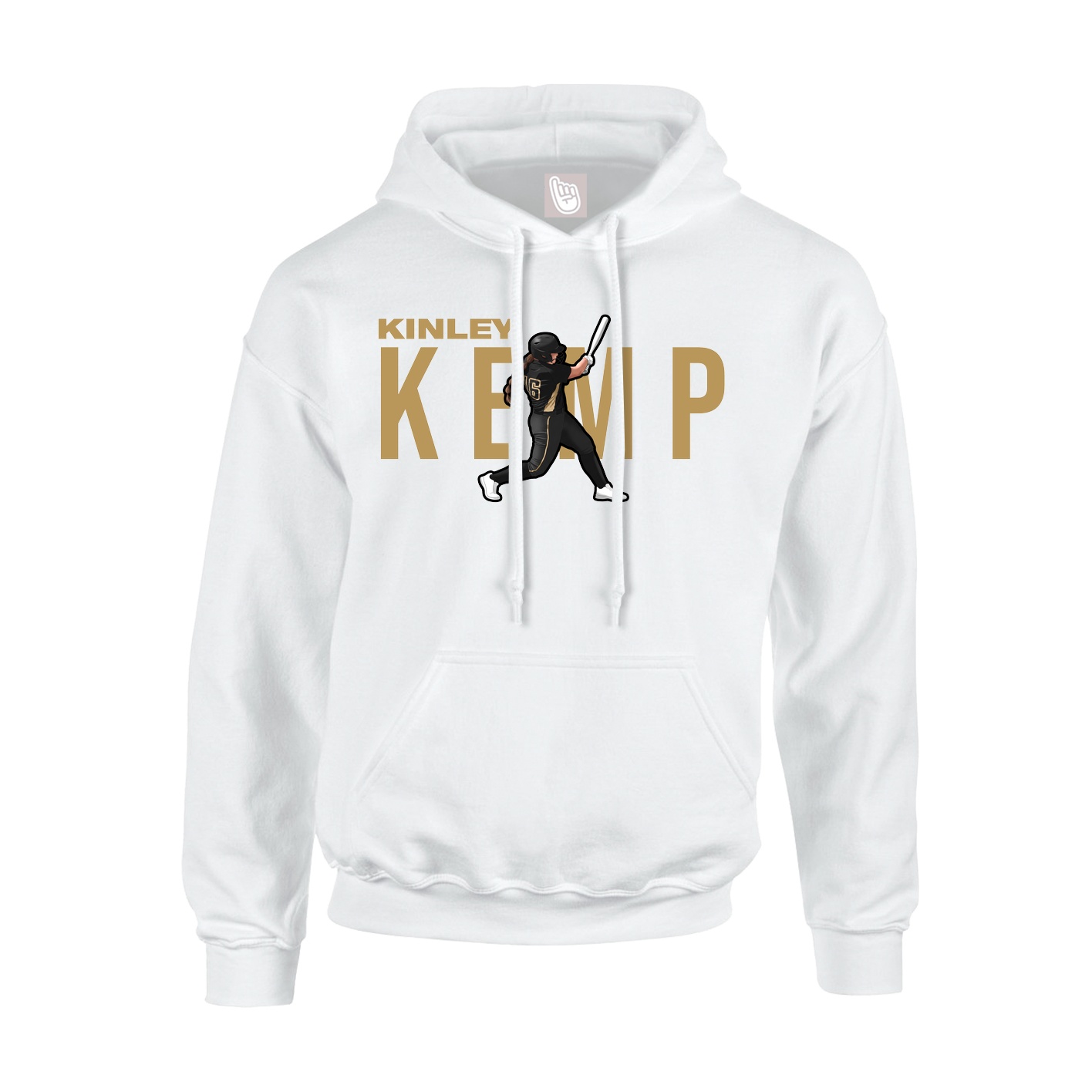 Hoodie — Player Name in White