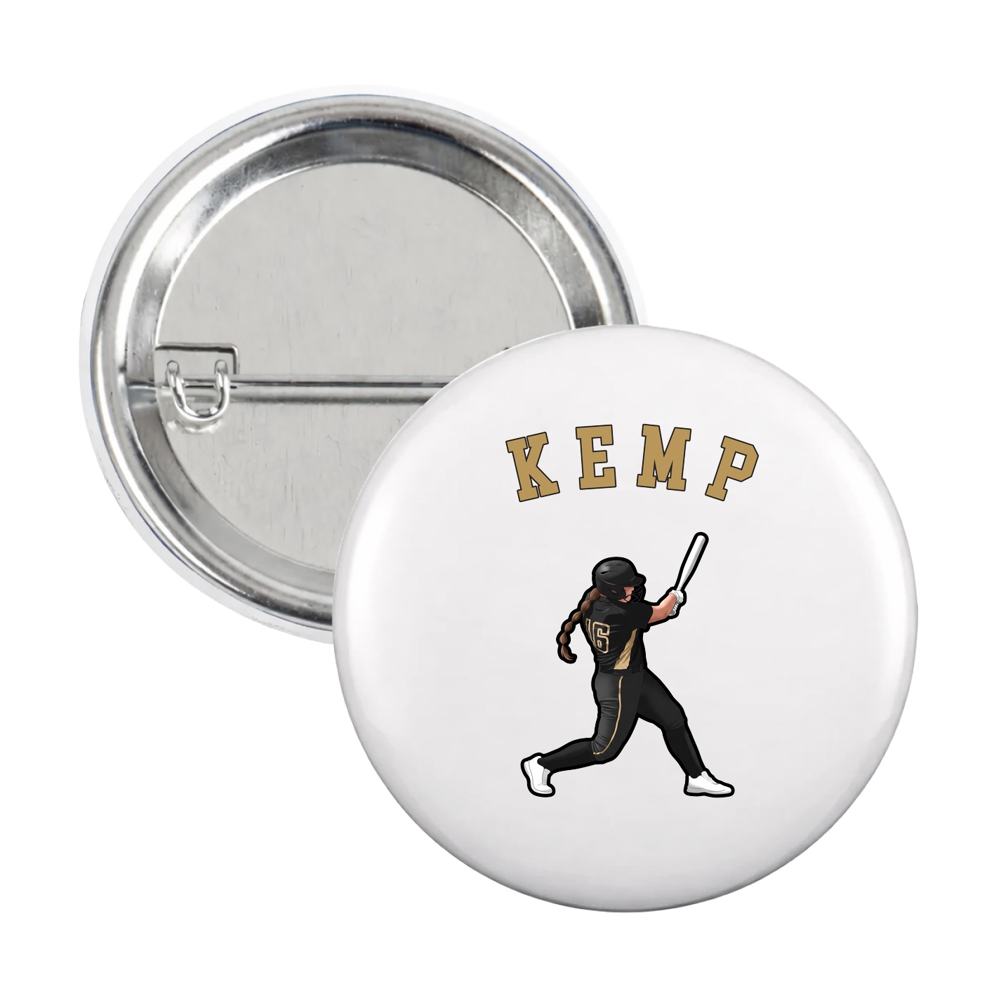 Game Day Button — Shirsey Arch in White