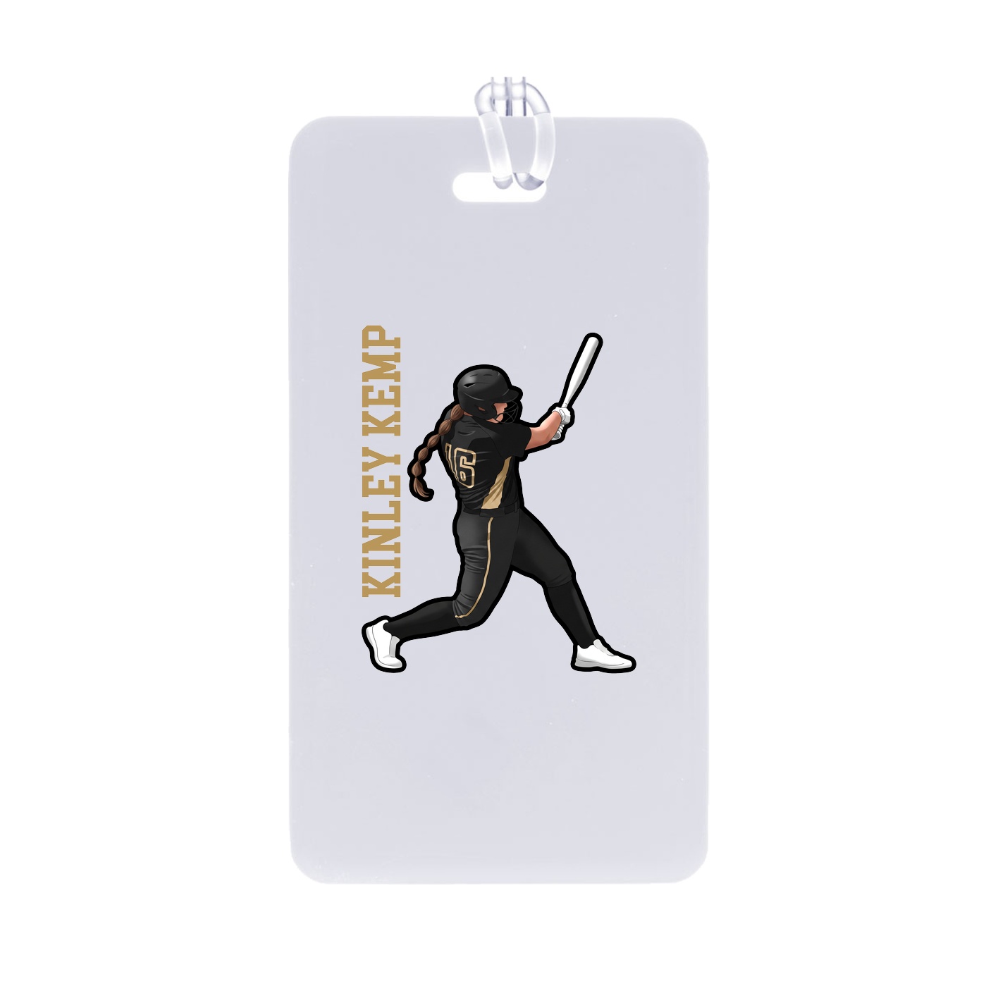 Bag Tag — Name Vertical in Classic