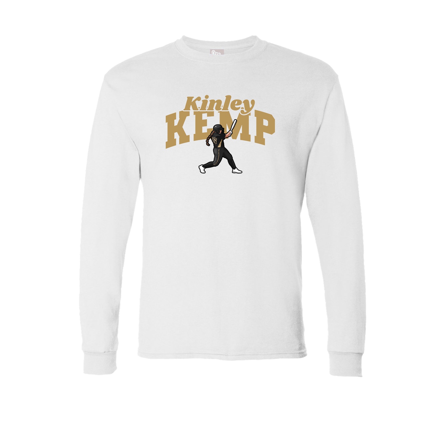 Long Sleeve Tee — Signature Arch in White