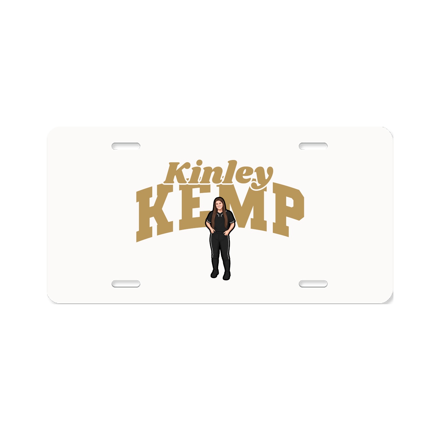 License Plate — Signature Arch in Classic