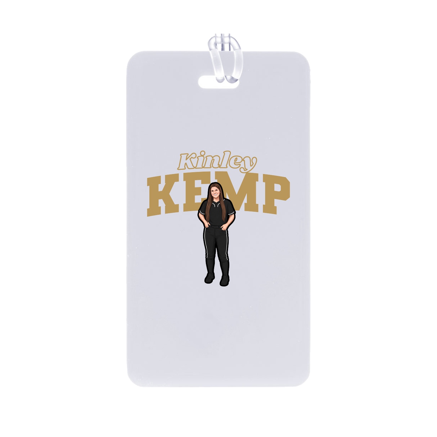 Bag Tag — Name Arch in Classic