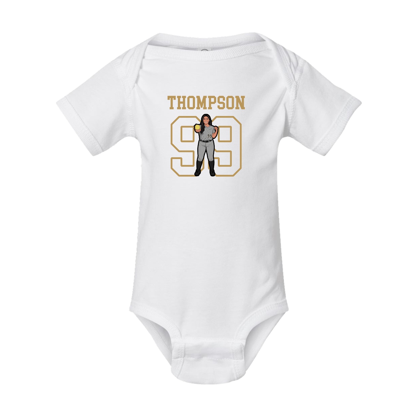 Baby Onesie — Shirsey in White