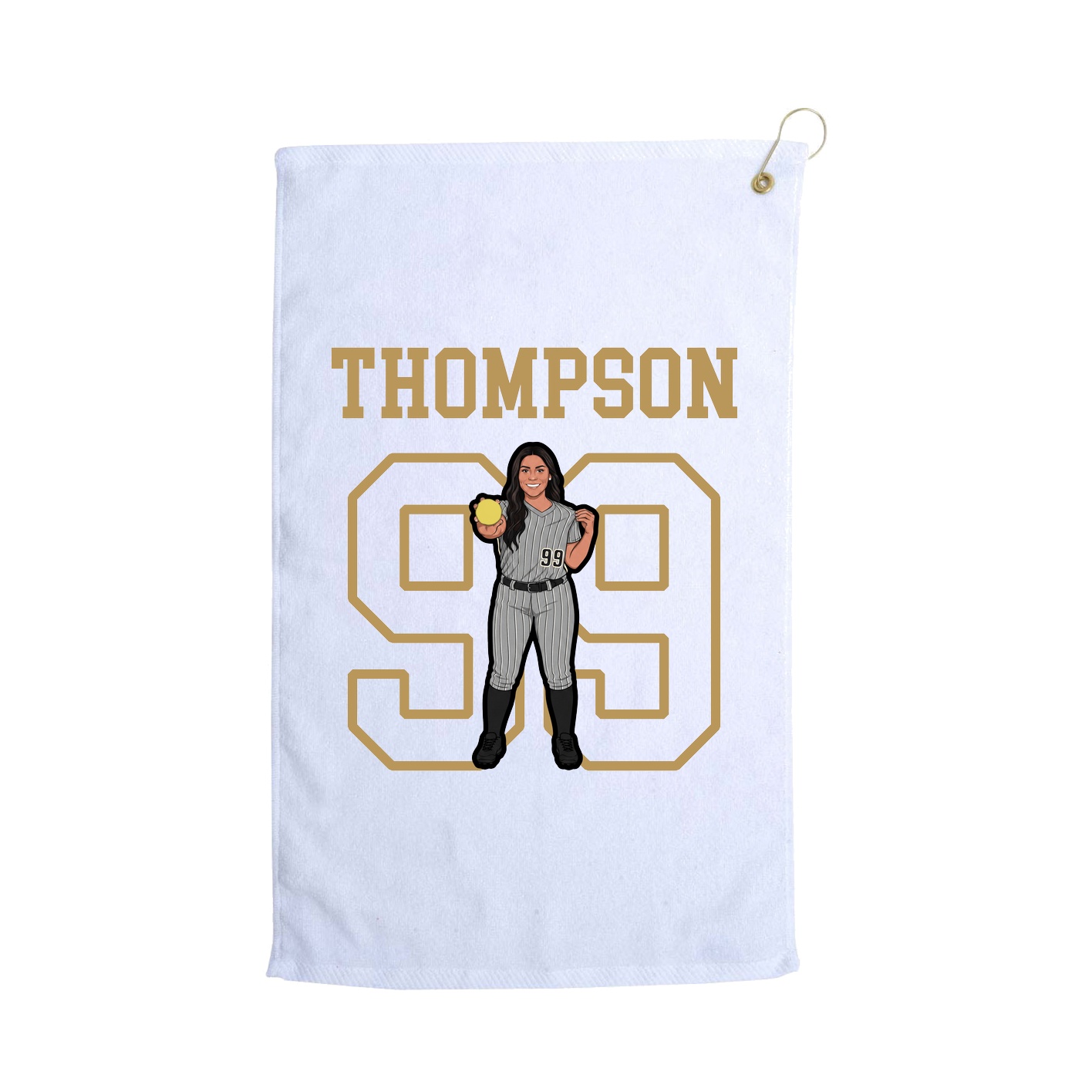 Golf Towel — Shirsey in White
