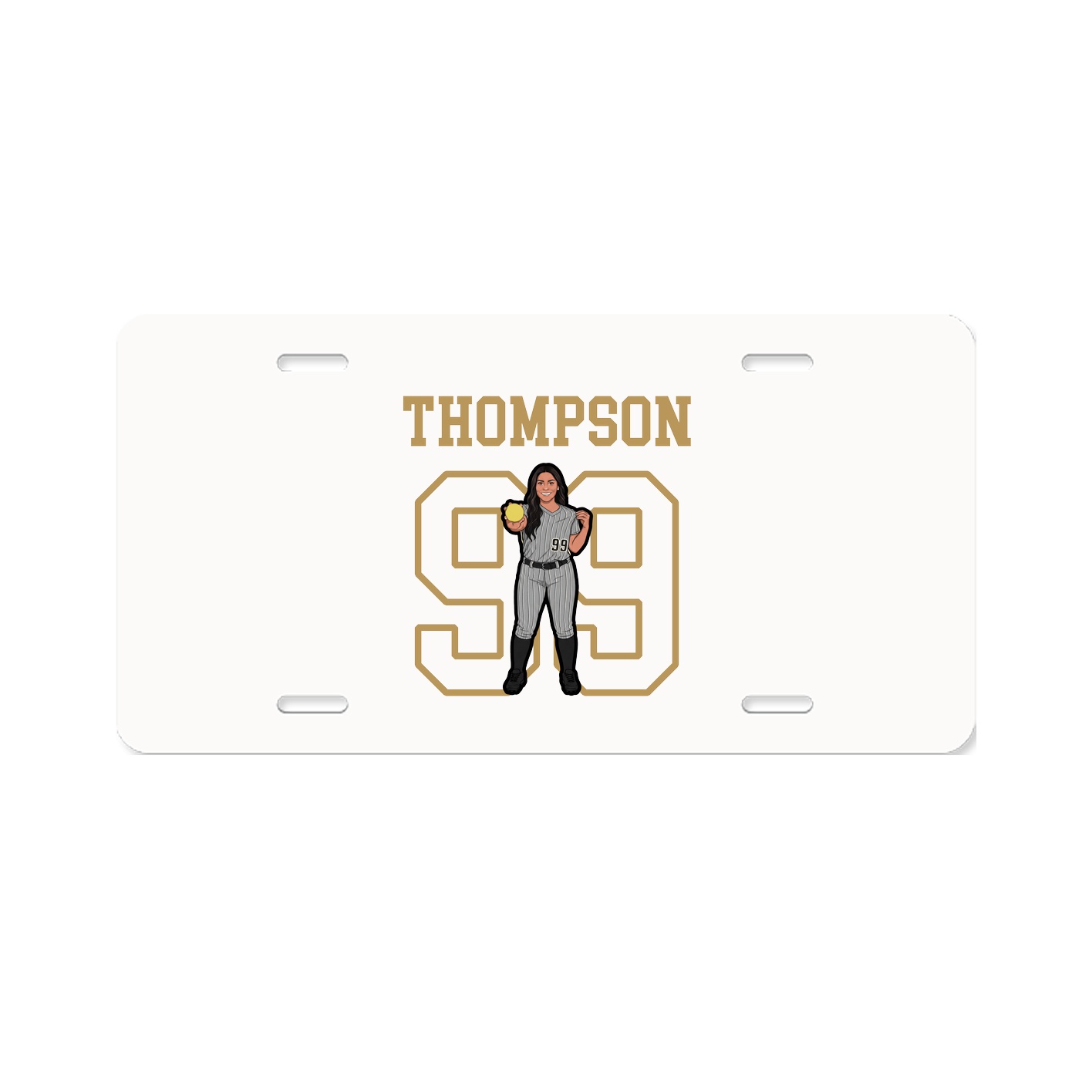 License Plate — Shirsey in Classic