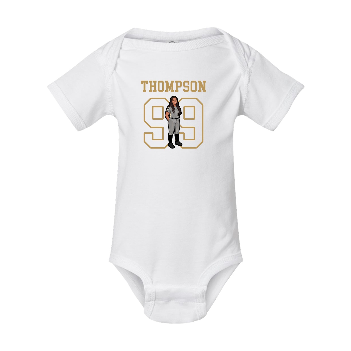 Baby Onesie — Shirsey in White