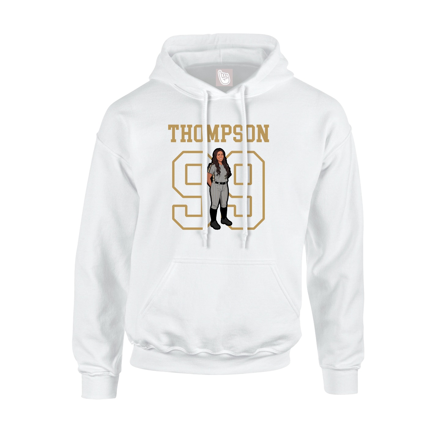 Youth Hoodie — Shirsey in White
