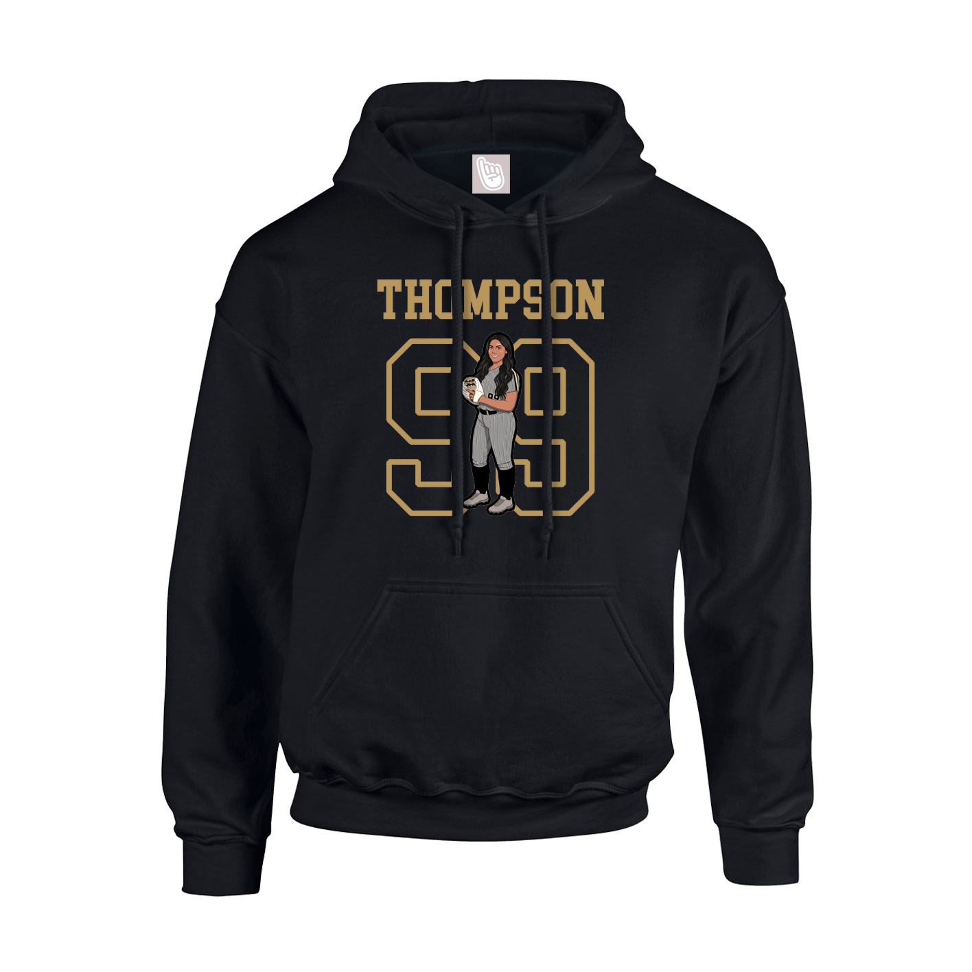 Youth Hoodie — Shirsey in Black
