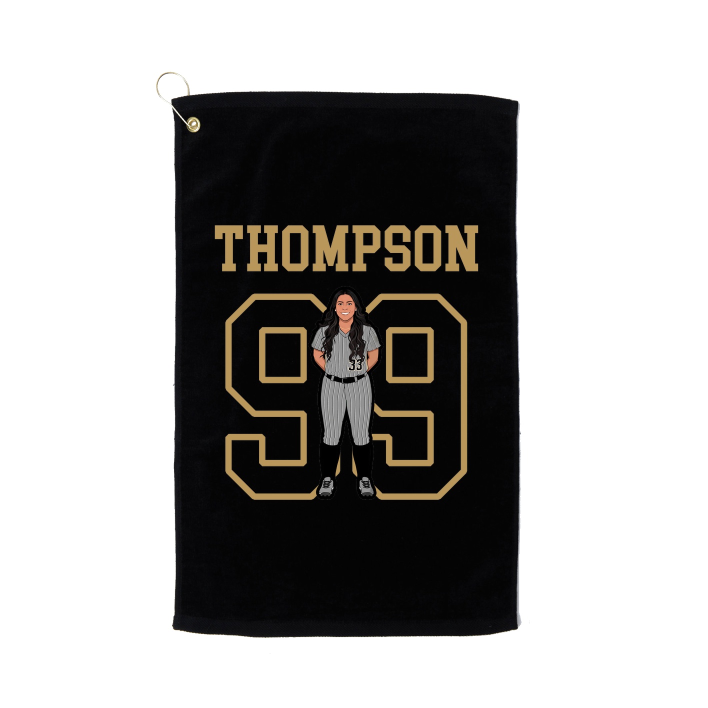 Golf Towel — Shirsey in Black