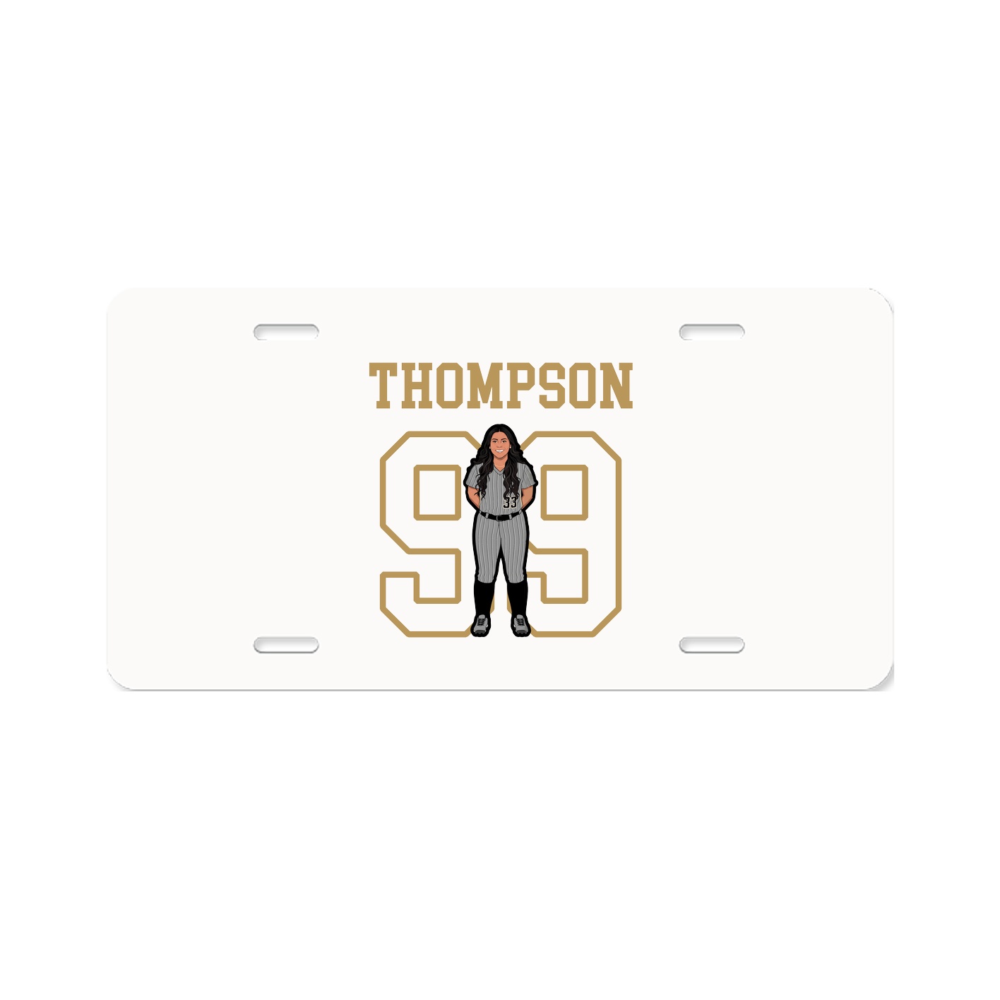 License Plate — Shirsey in Classic