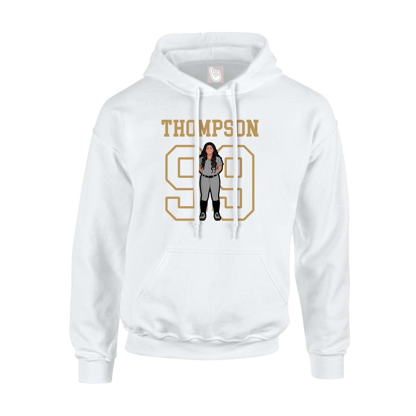 Youth Hoodie — Shirsey in White