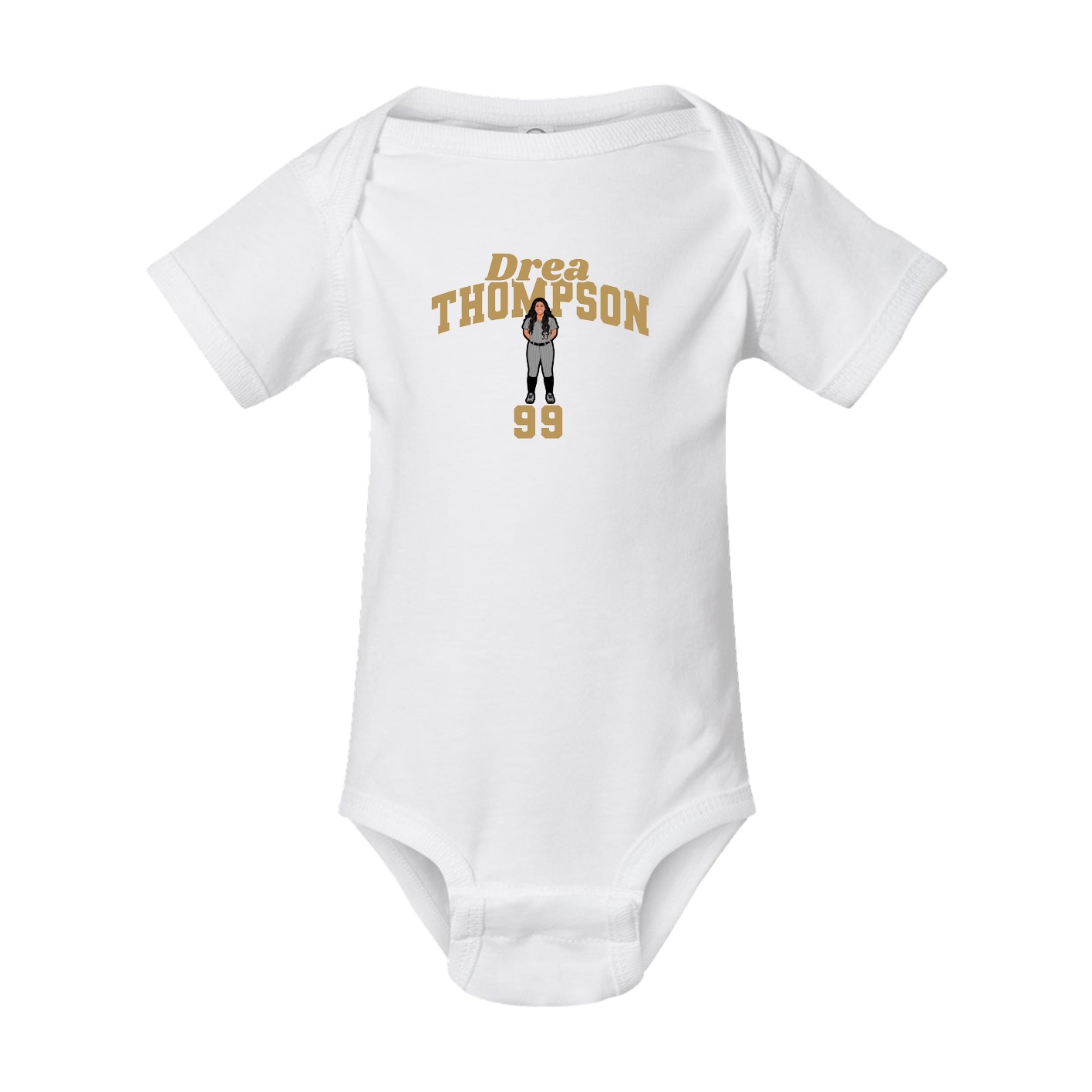 Baby Onesie — Signature Arch in White