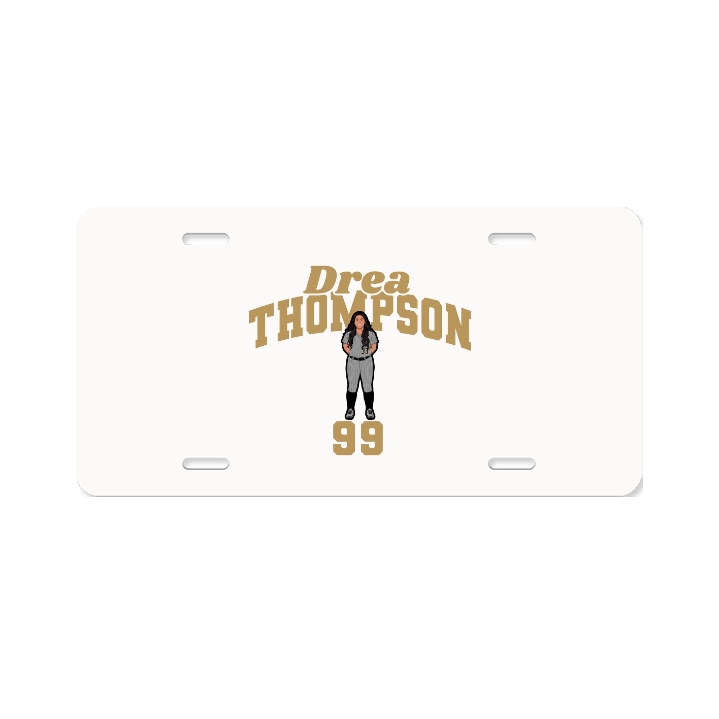 License Plate — Signature Arch in Classic