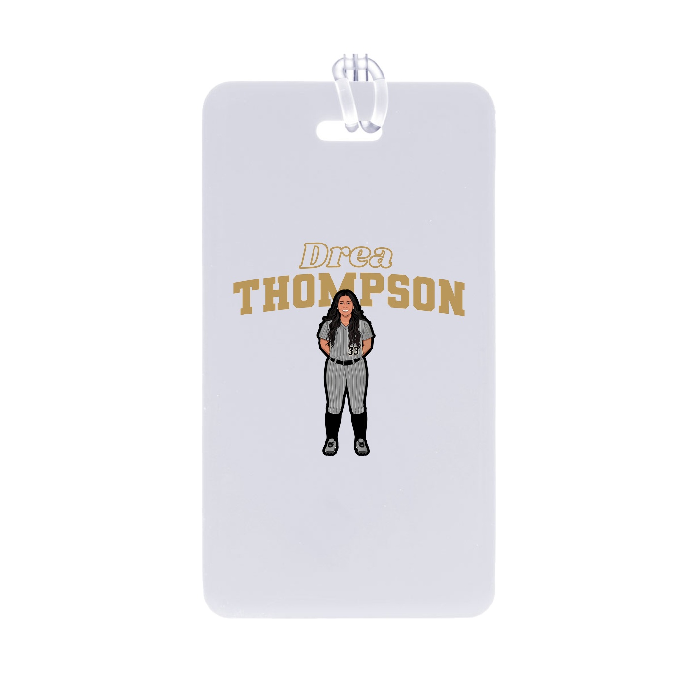 Bag Tag — Name Arch in Classic