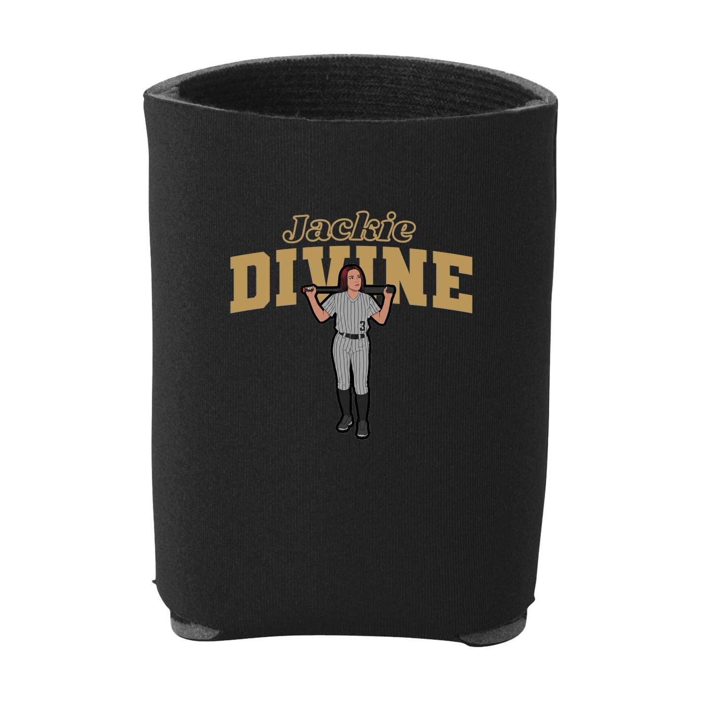 Can Holder — Name Arch in Black