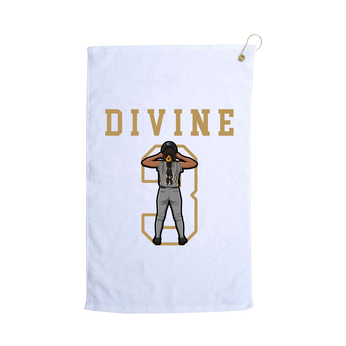Golf Towel — Shirsey in White