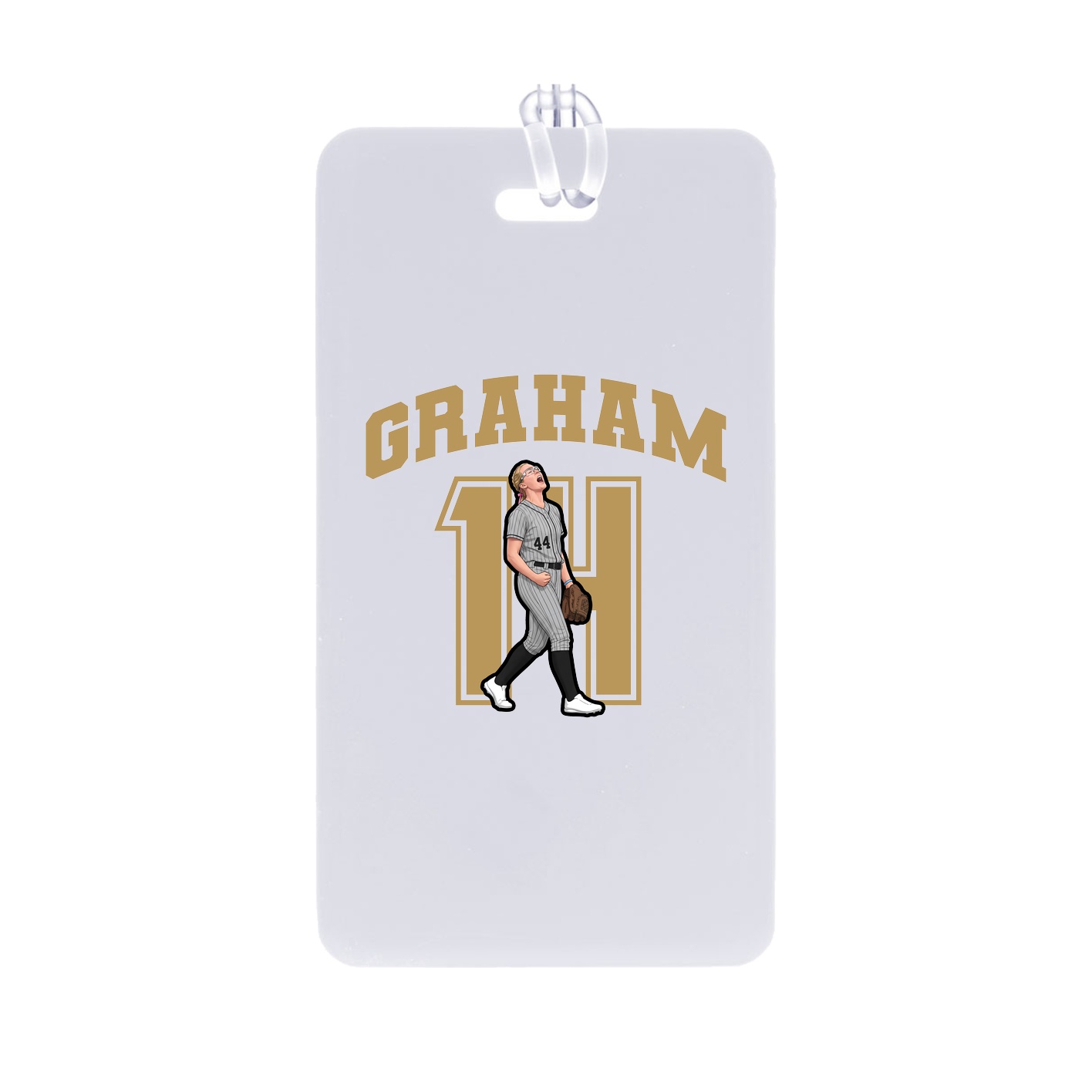 Bag Tag — Number in Classic