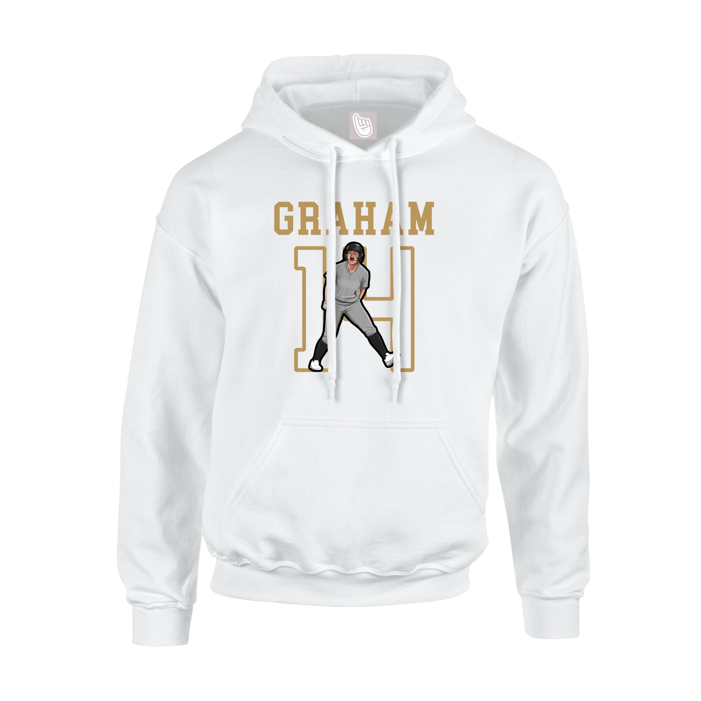 Youth Hoodie — Shirsey in White