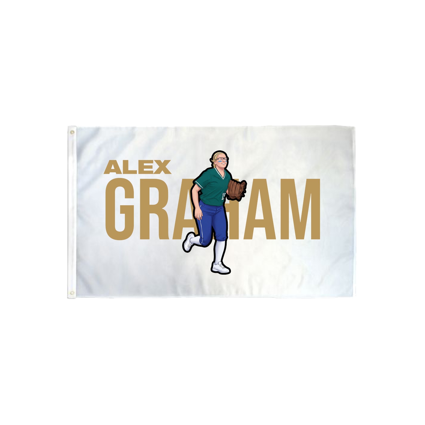 3x5 Flag — Player Name in Classic