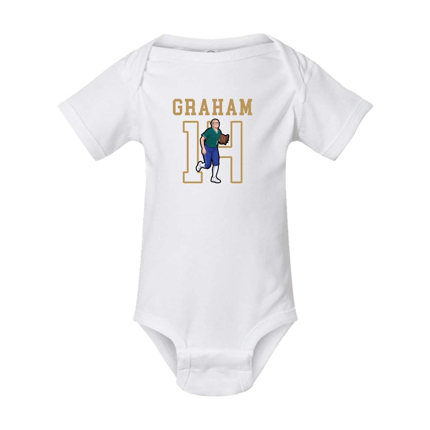 Baby Onesie — Shirsey in White
