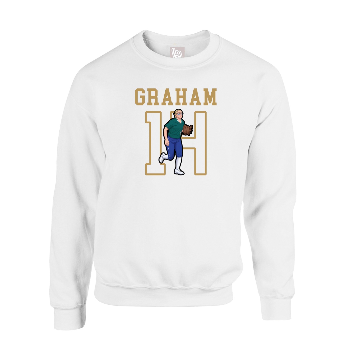 Fleece Crew — Shirsey in White
