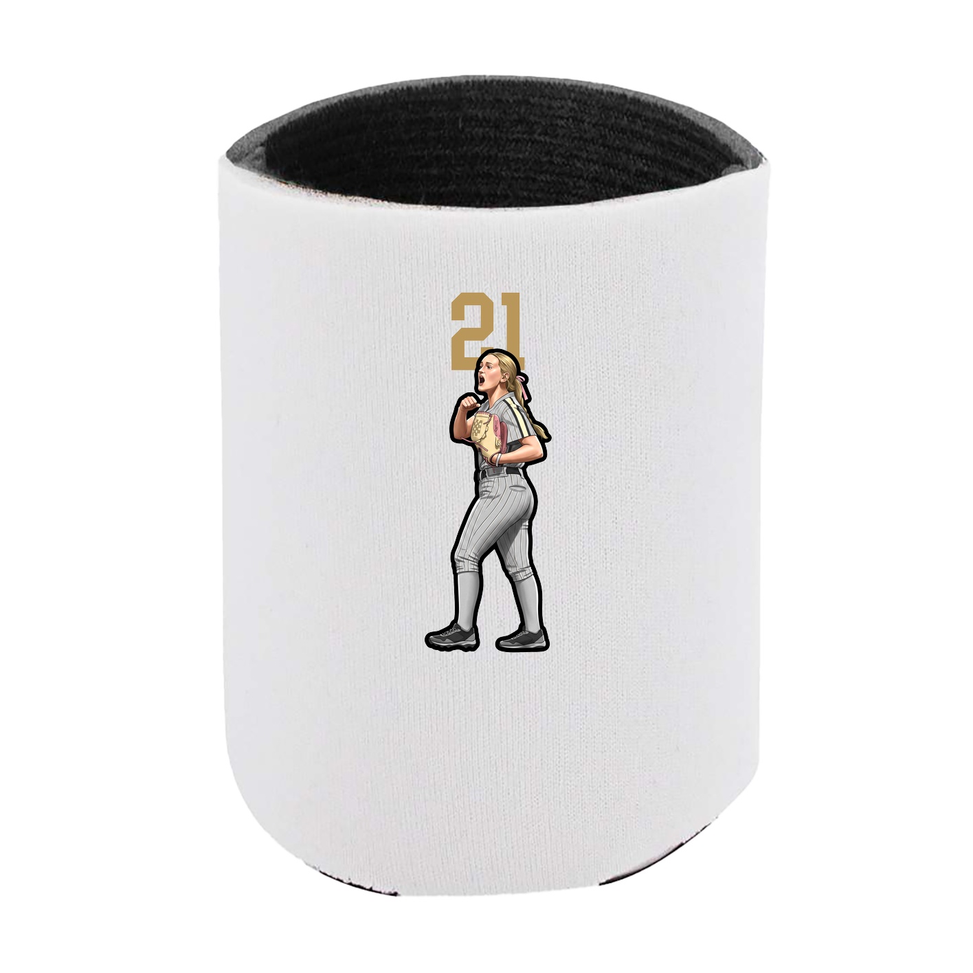 Can Holder — Number Top in White