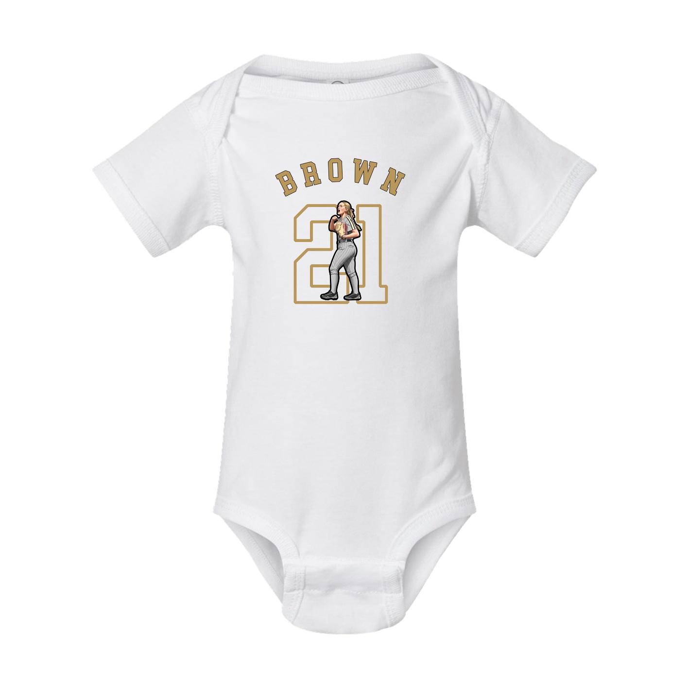 Baby Onesie — Shirsey Arch in White