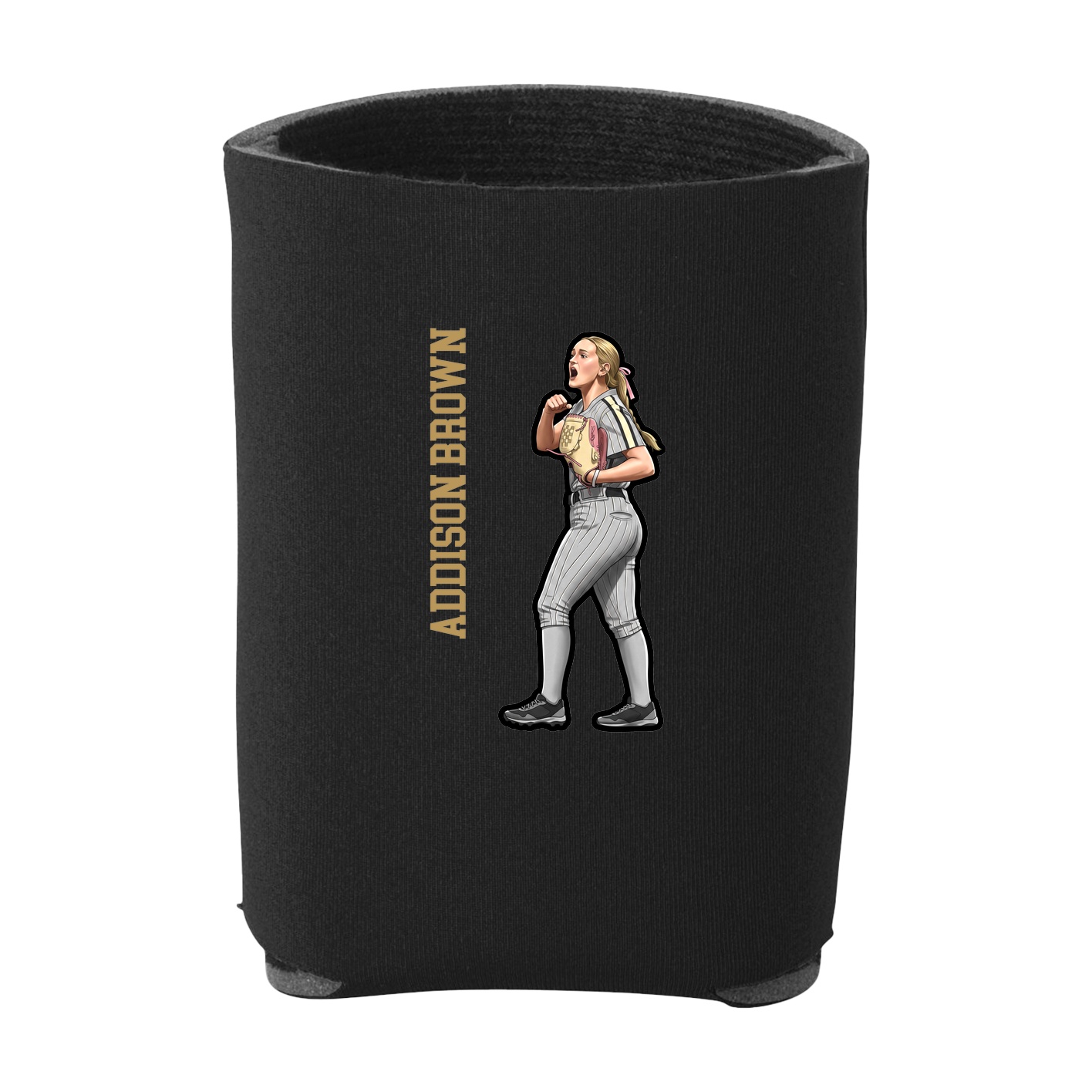 Can Holder — Name Vertical in Black