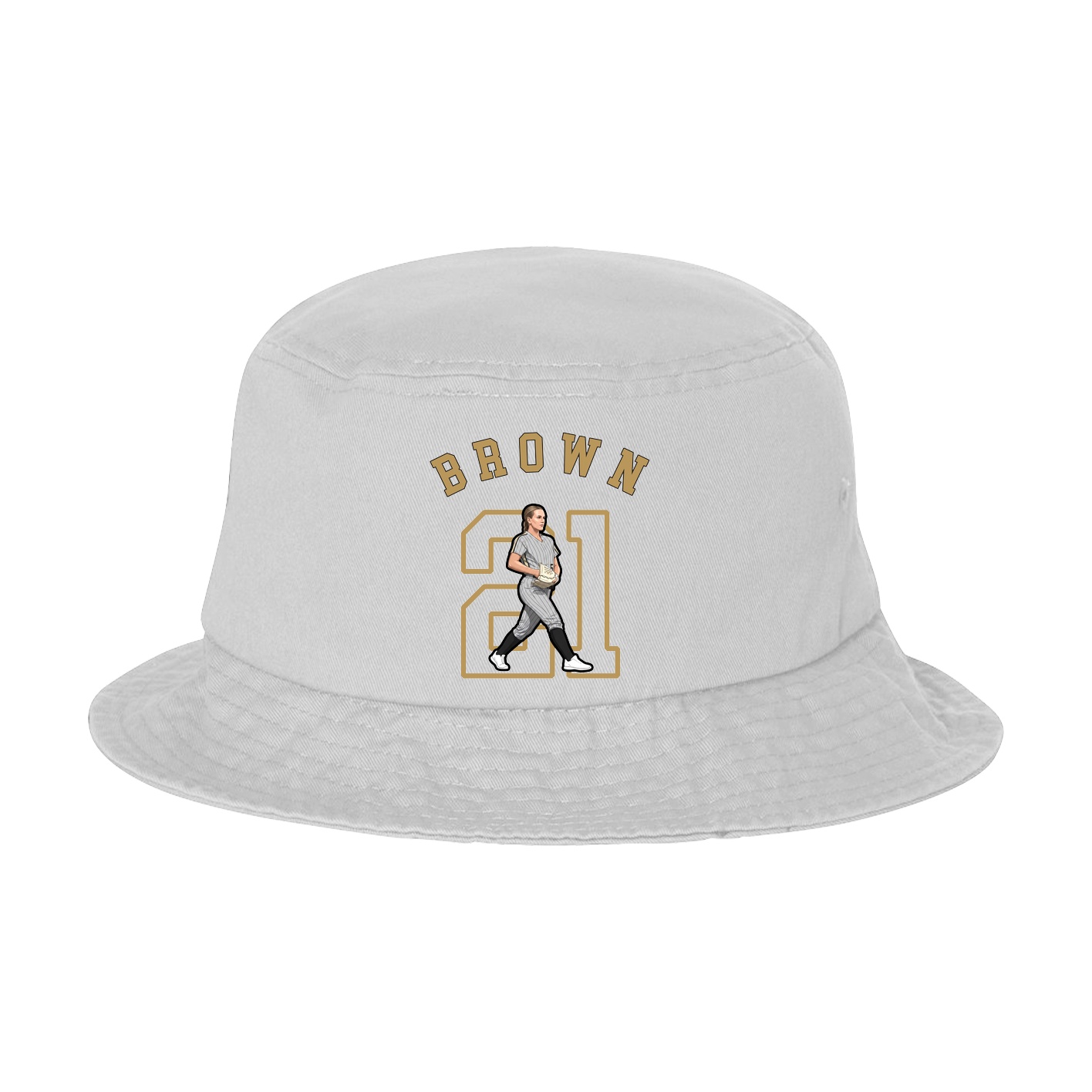 Bucket Cap — Shirsey Arch in White