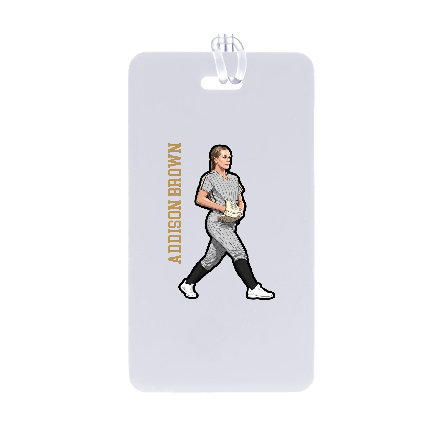 Bag Tag — Name Vertical in Classic