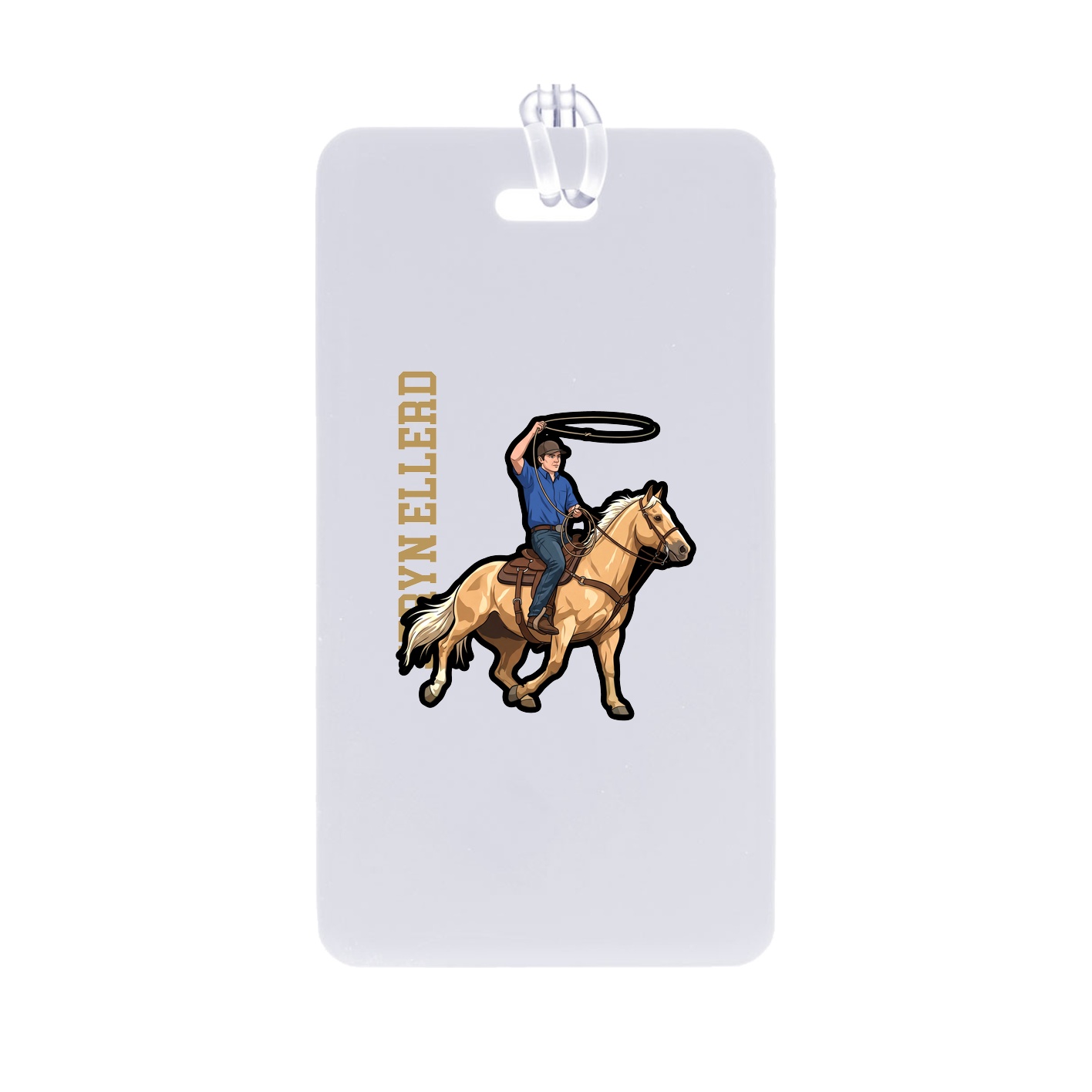 Bag Tag — Name Vertical in Classic