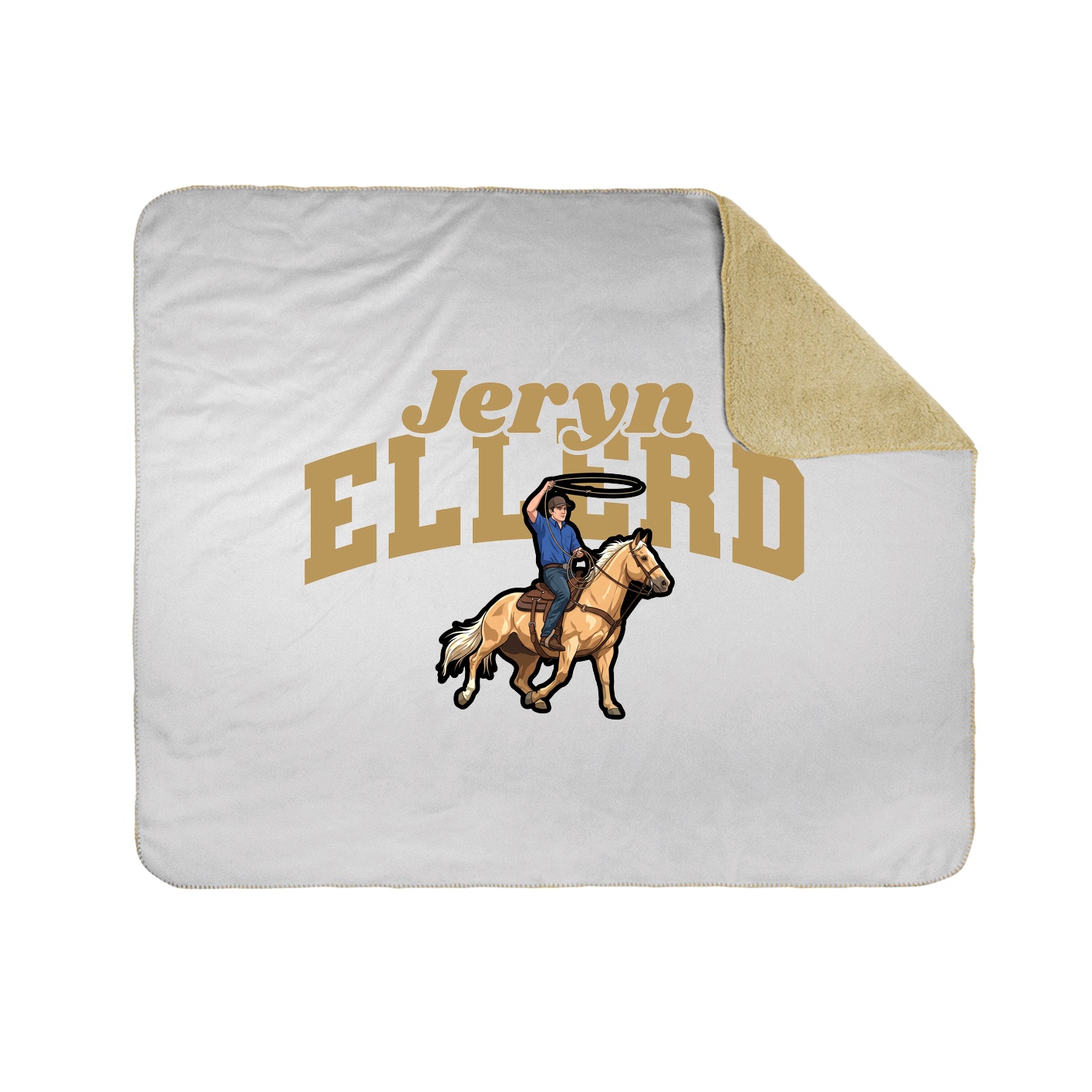 Throw Blanket — Signature Arch in White