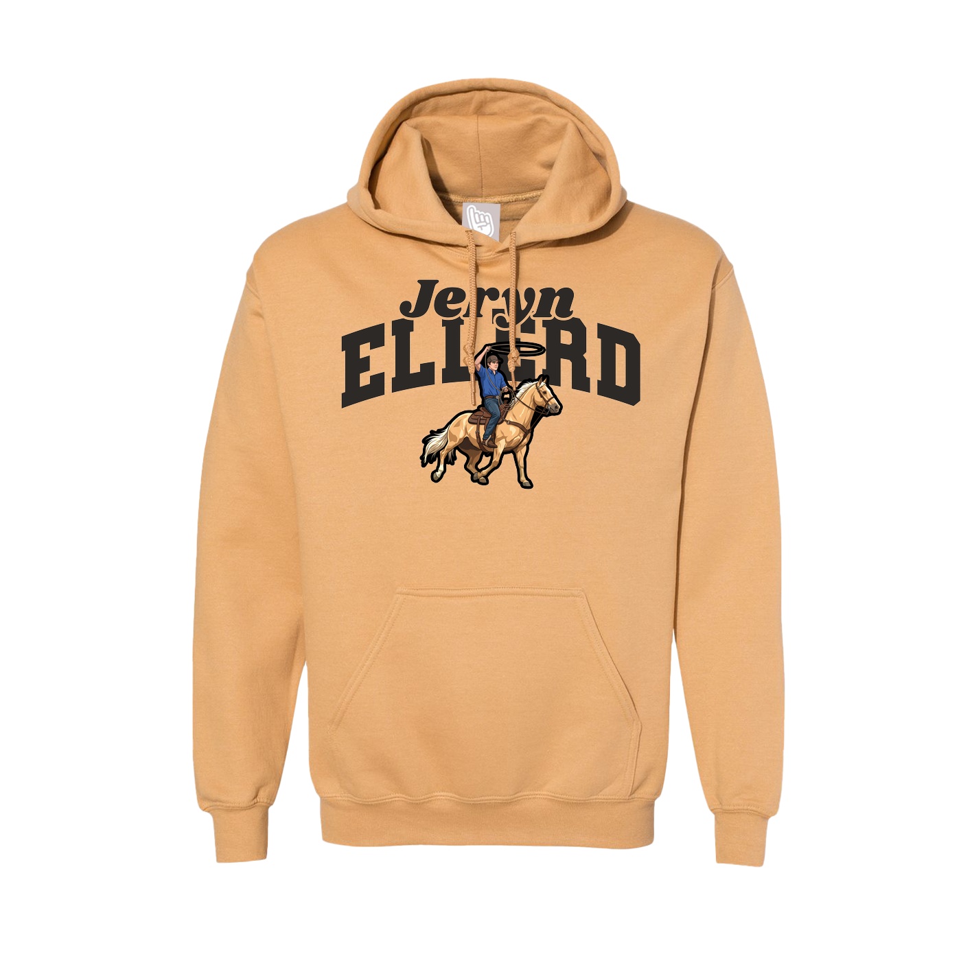 Hoodie — Signature Arch in Vegas Gold