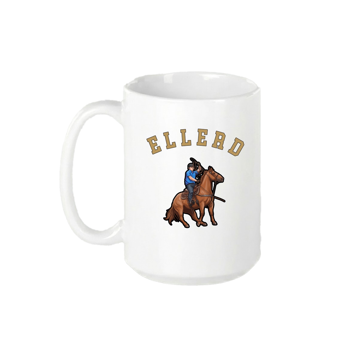15oz Coffee Mug — Shirsey Arch in White