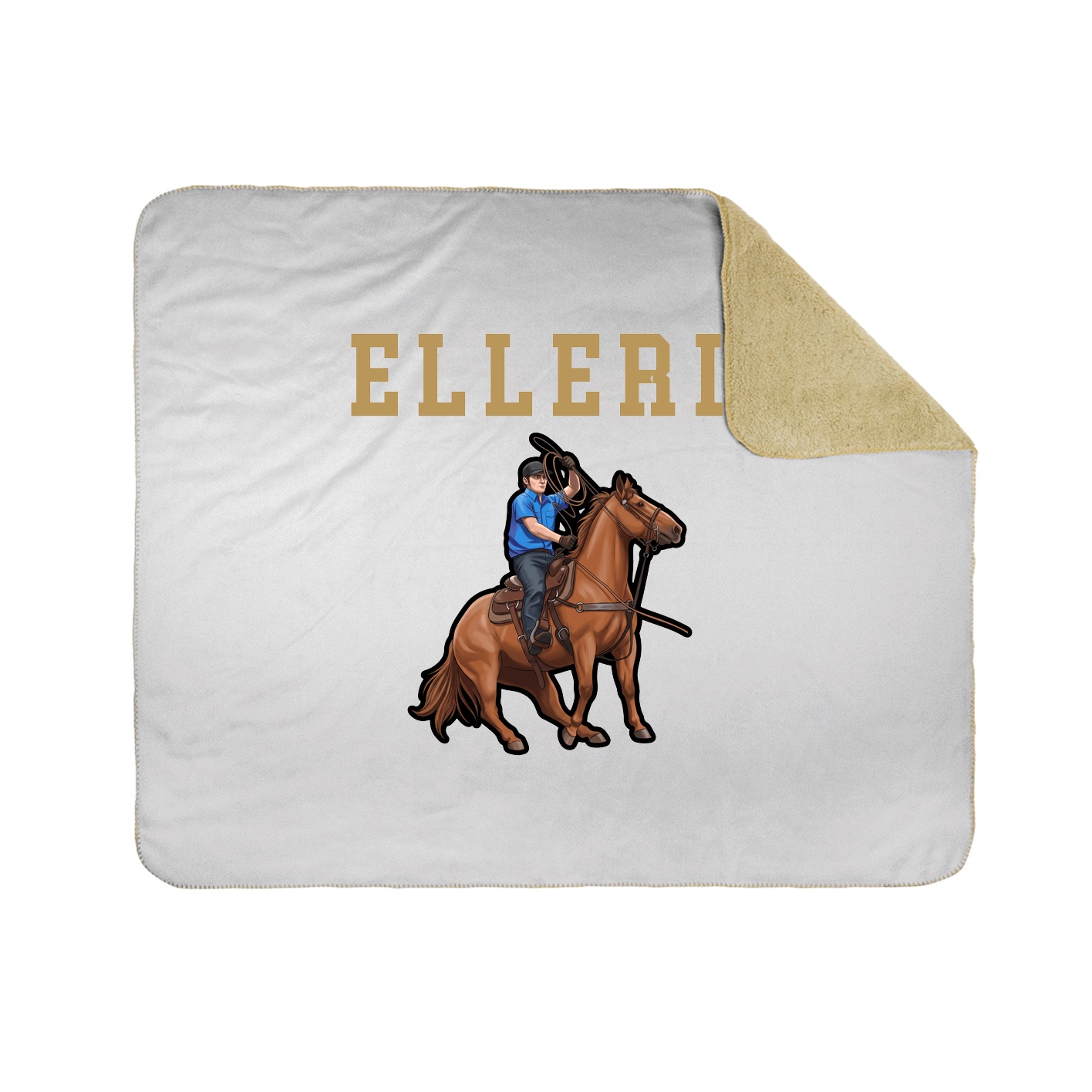 Throw Blanket — Shirsey in White
