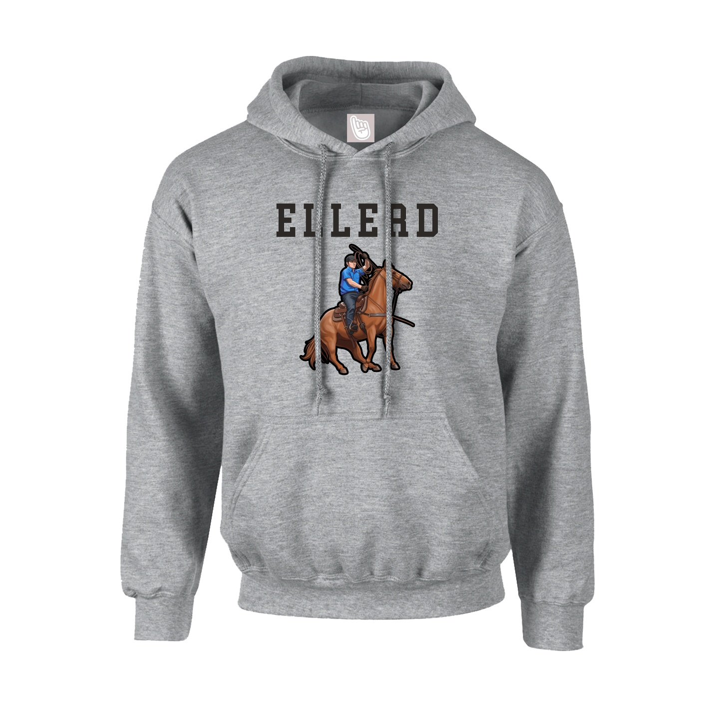 Hoodie — Shirsey in Grey