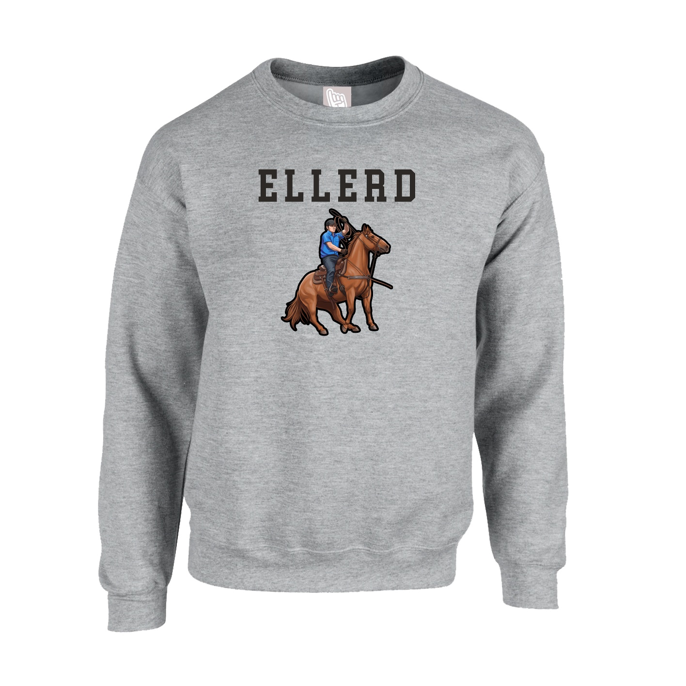 Fleece Crew — Shirsey in Grey
