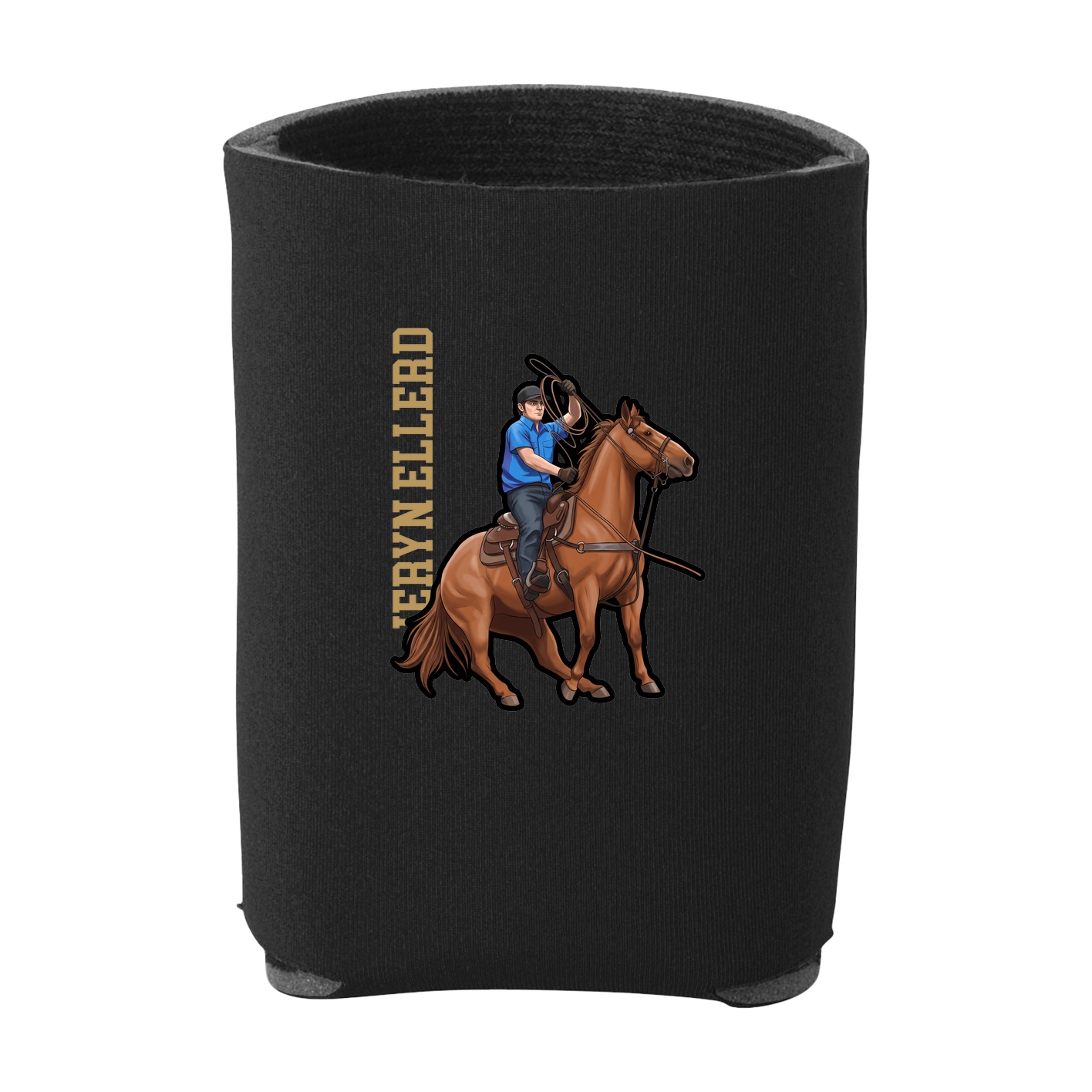 Can Holder — Name Vertical in Black