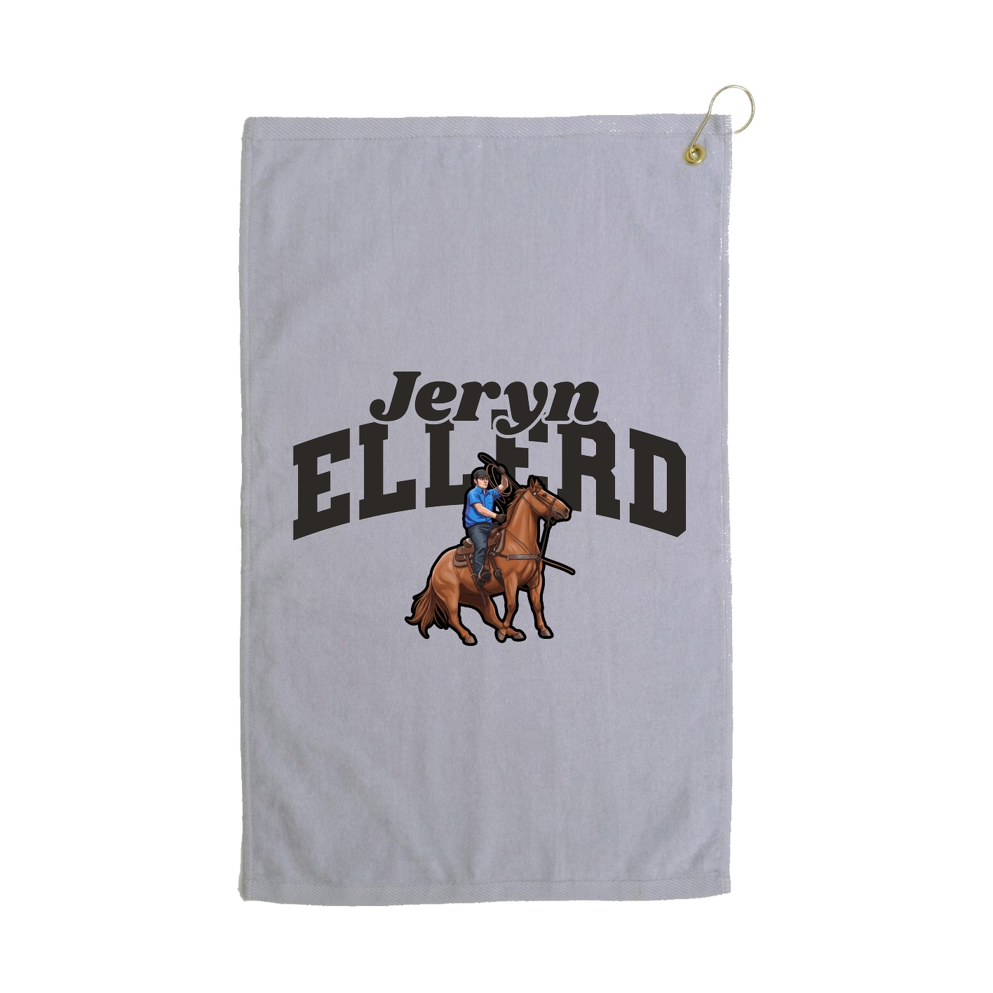 Golf Towel — Signature Arch in Grey