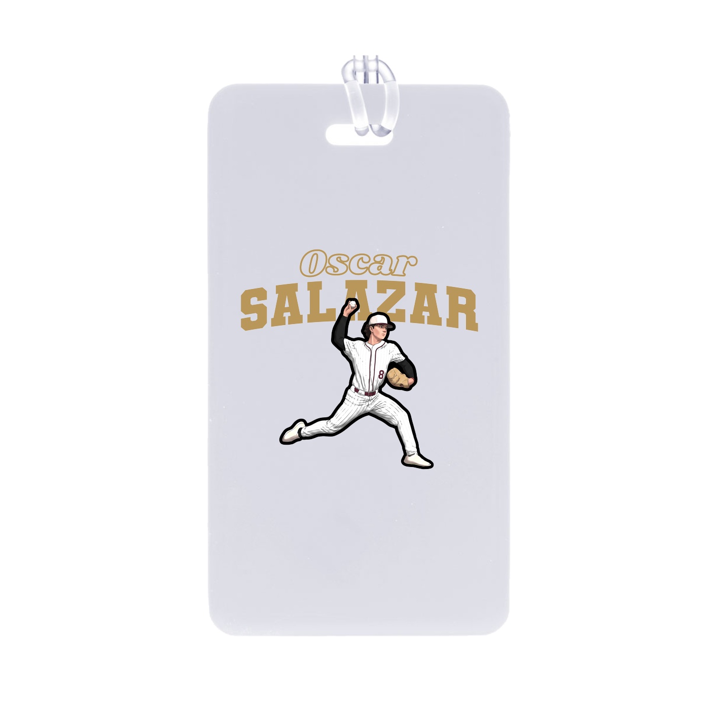 Bag Tag — Name Arch in Classic