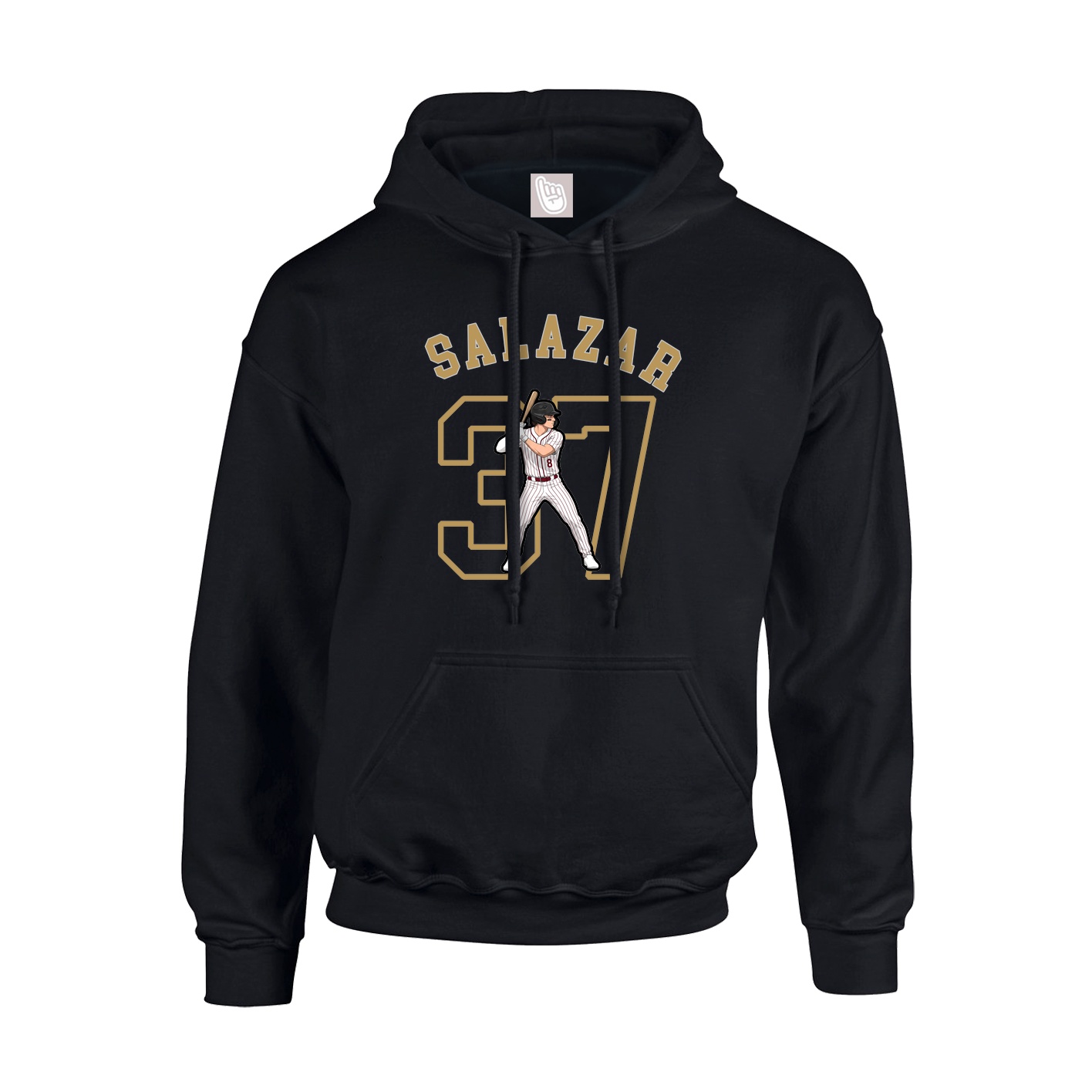 Hoodie — Shirsey Arch in Black