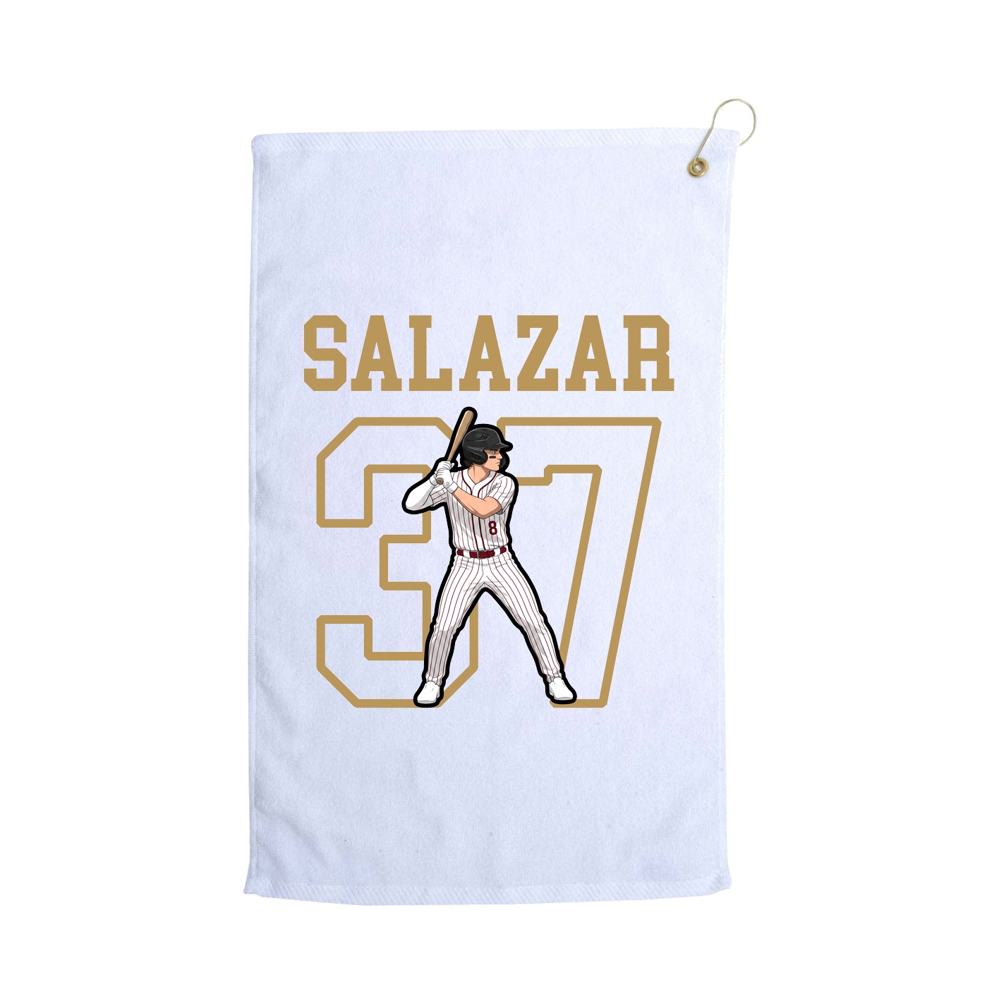 Golf Towel — Shirsey in White