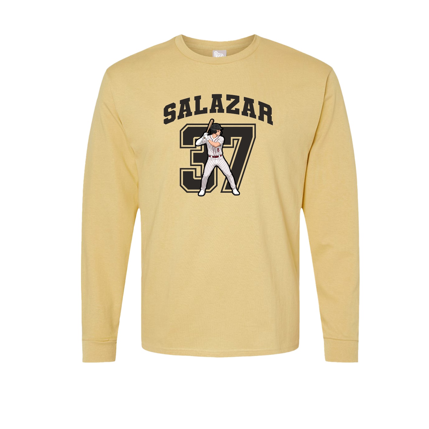 Long Sleeve Tee — Number in Vegas Gold