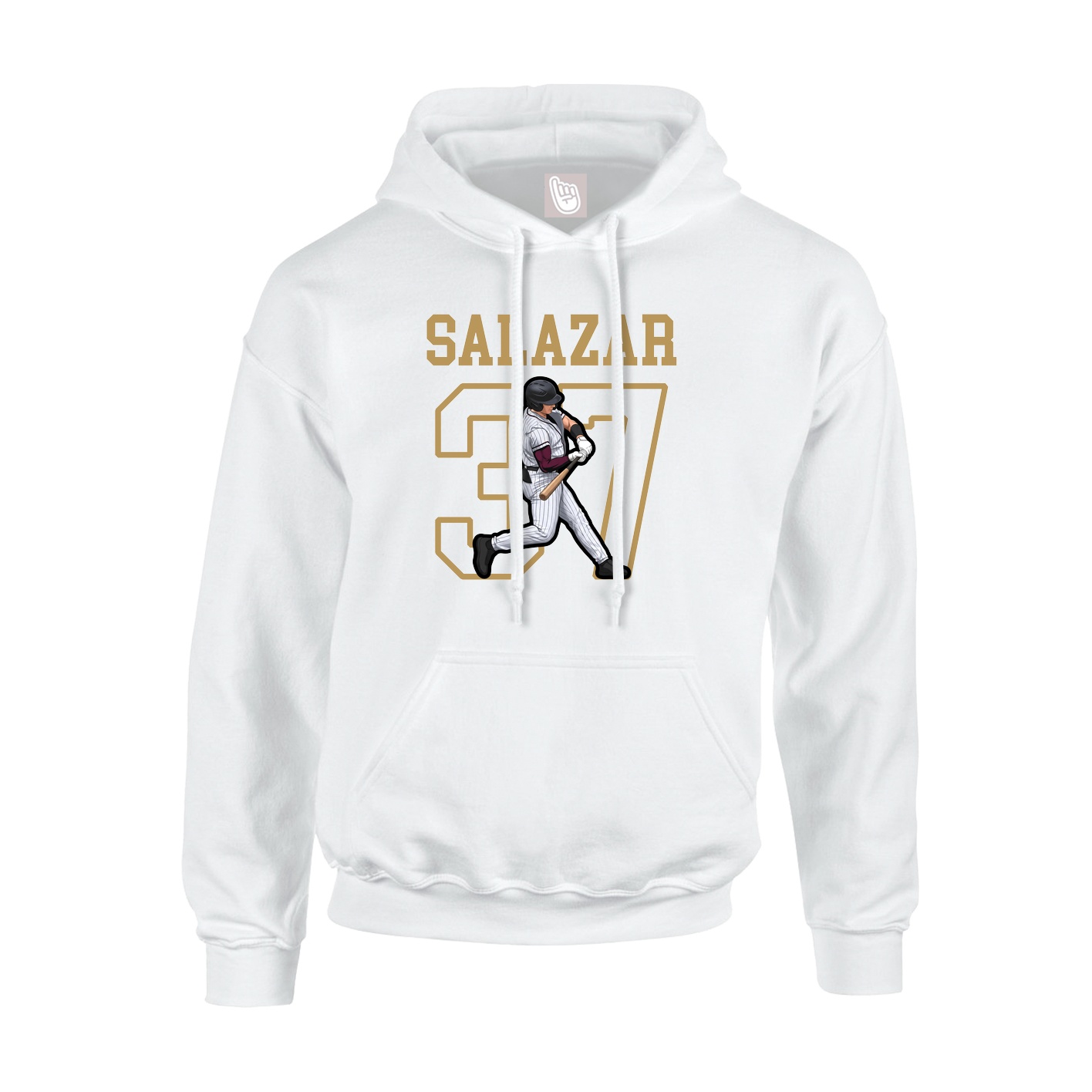 Hoodie — Shirsey in White