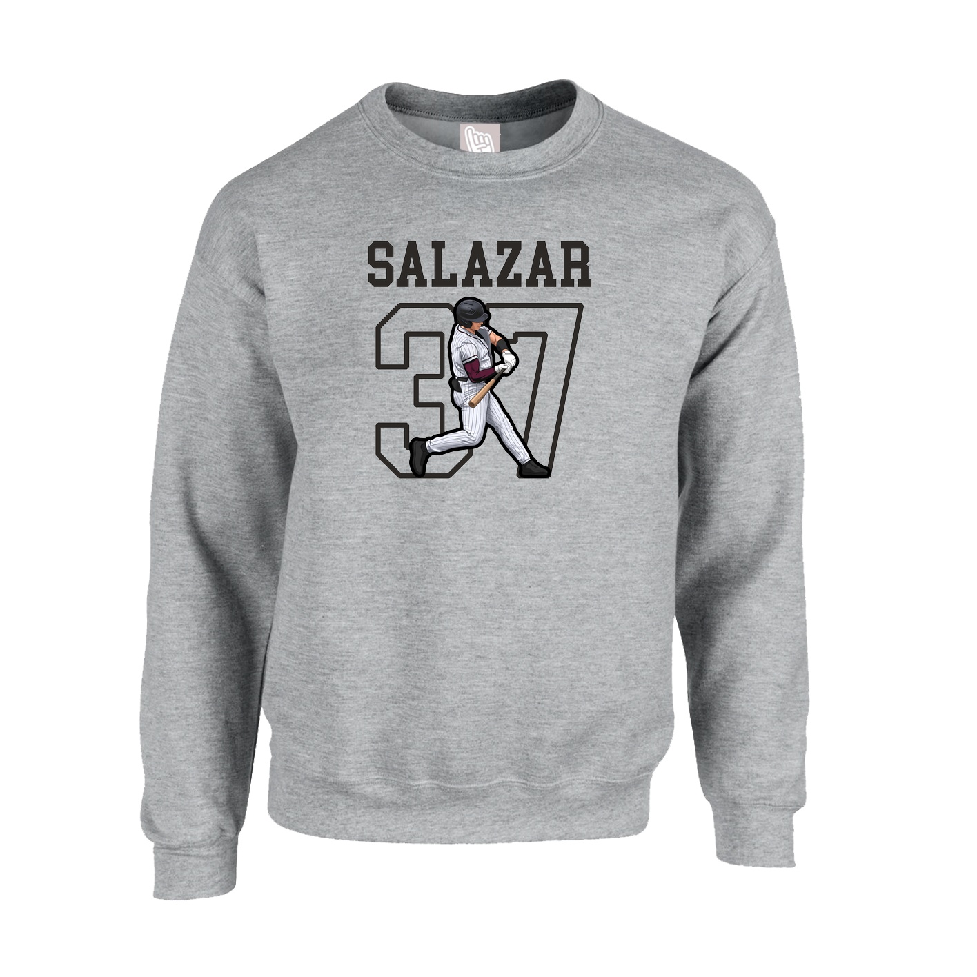 Fleece Crew — Shirsey in Grey