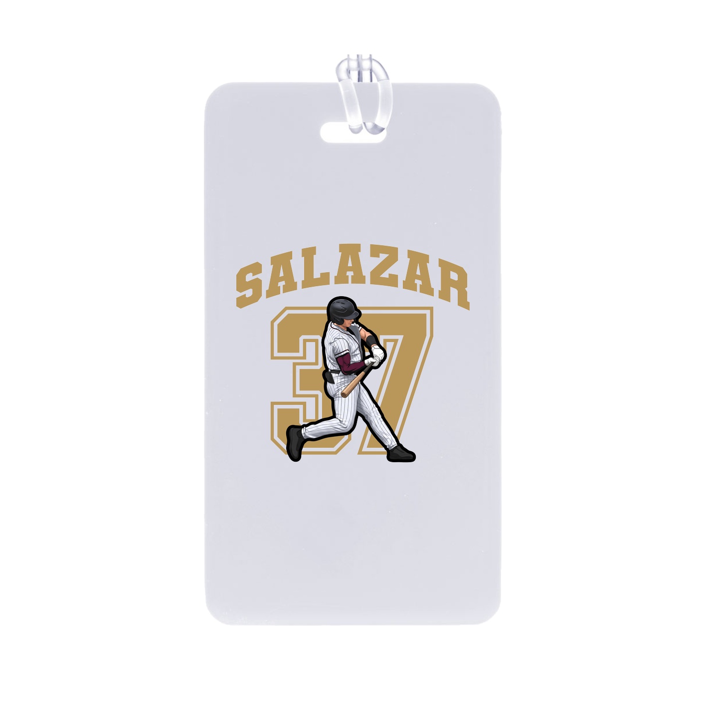 Bag Tag — Number in Classic