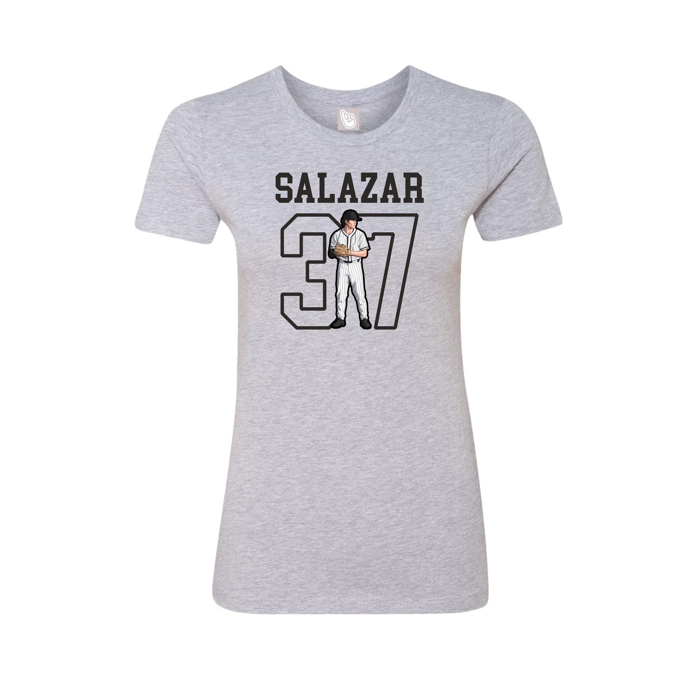 Fitted Women's Tee — Shirsey in Grey