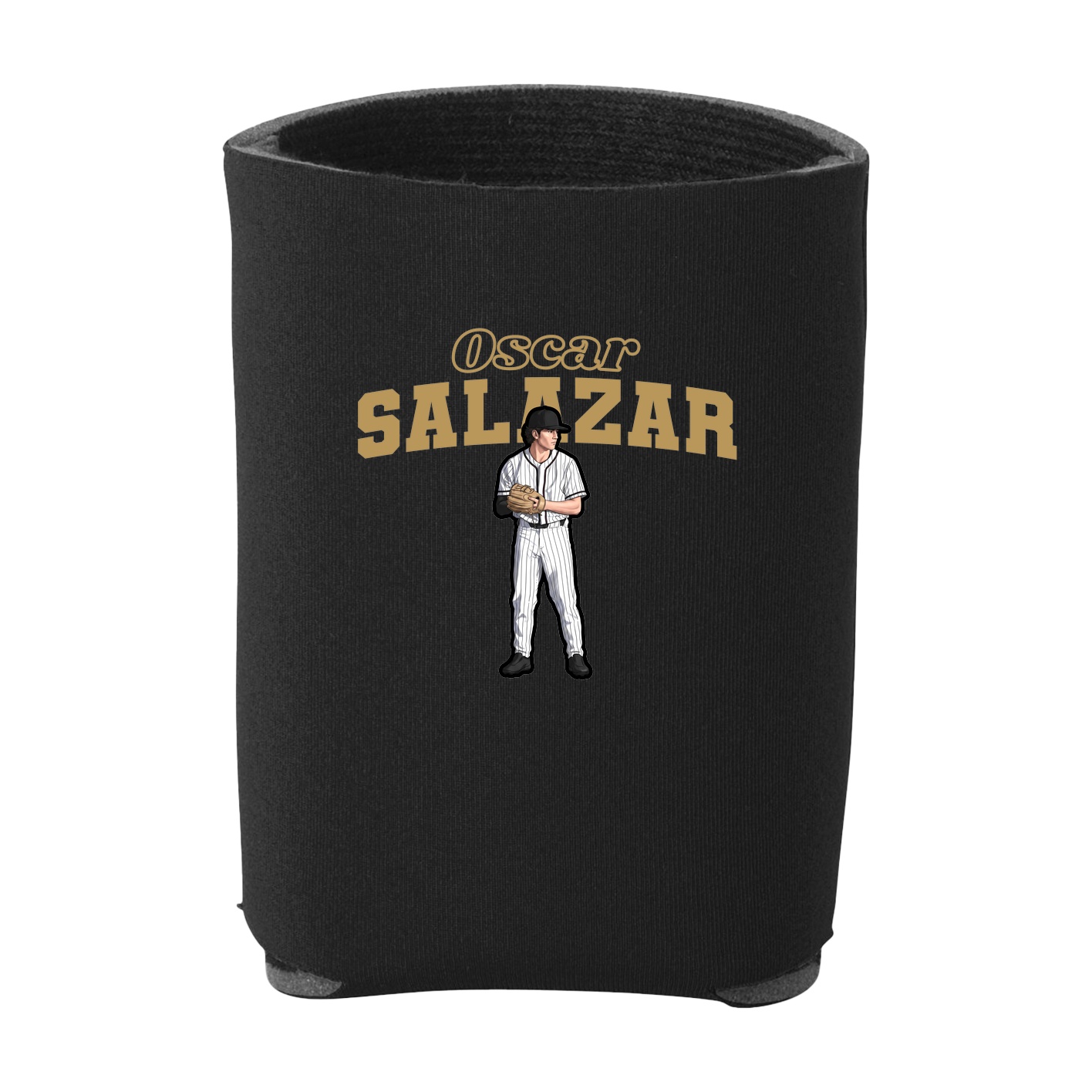 Can Holder — Name Arch in Black